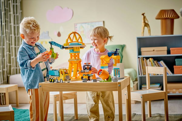 LEGO DUPLO Stad 10476 Byggarbetsplats och arbetsfordon 3-i-1