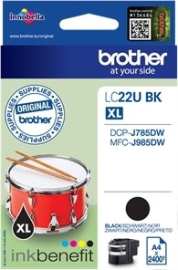 Brother LC22UBK - bläckpatron, svart