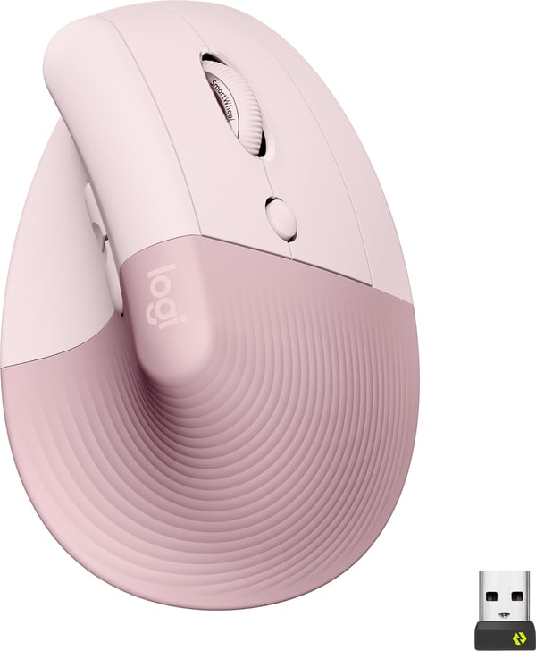 Logitech Lift -mus, rosa