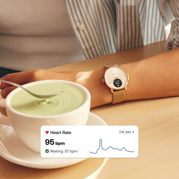 Withings Scanwatch Light -smartwatch, 37 mm, sort