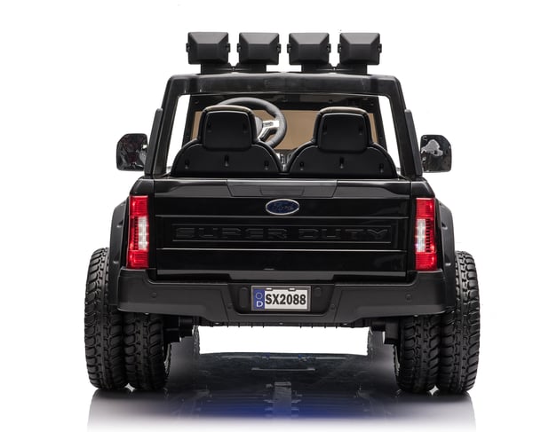 Ford Duty F450 -elbil, svart