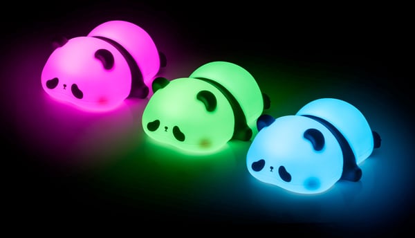 Pandalykta, uppladdningsbar, varm vit och RGB