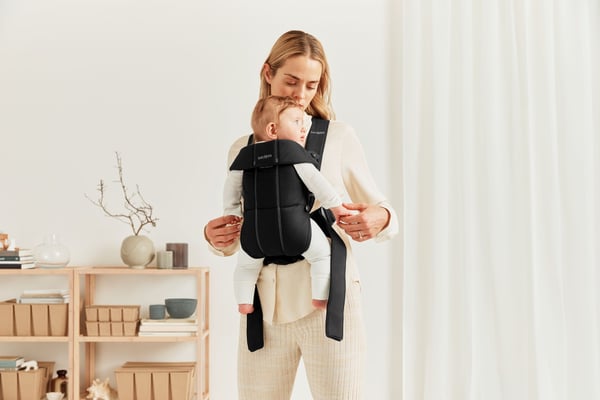 BabyBjörn Mini Woven -bärsele, svart