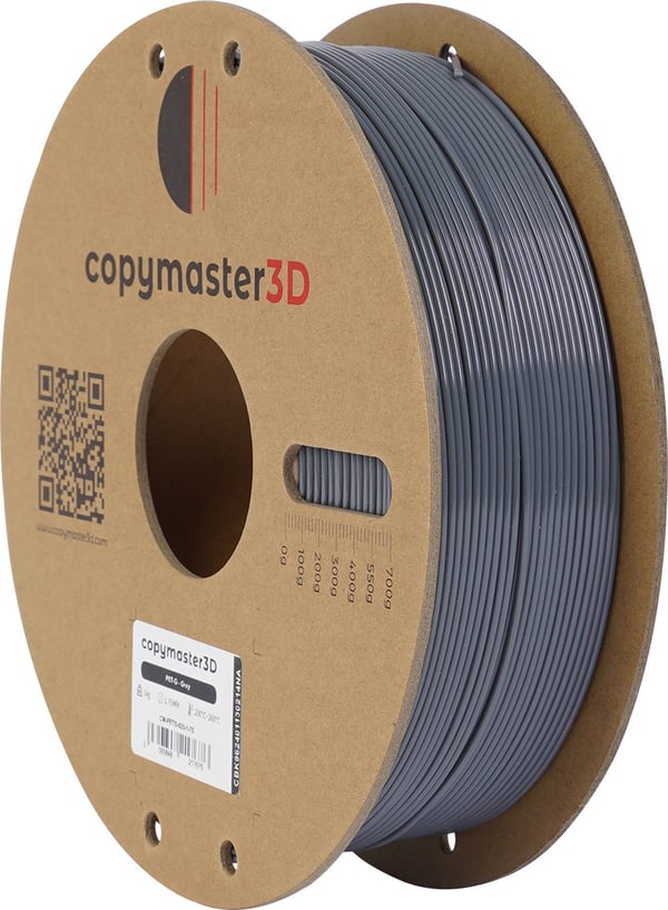 Copymaster3D PET-G filament til 3D-printere, 1.75 mm, grå