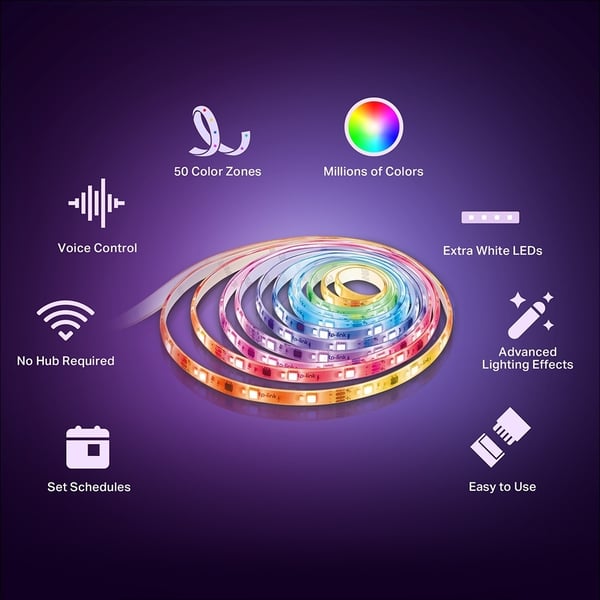 TP-Link Tapo L930-5 LED-smartljuslist, RGB, 5 m