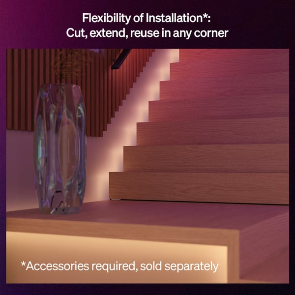 Philips Hue Flux ljuslist smart ljusramp, 4 m