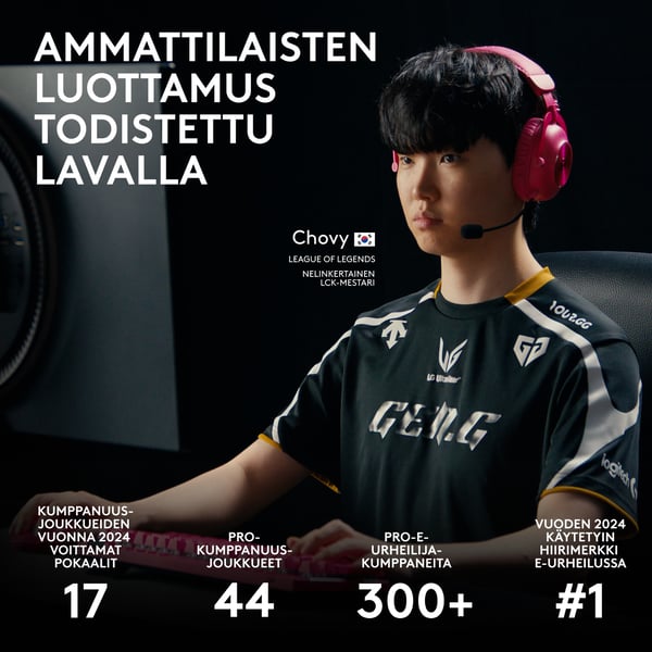 Logitech G Pro X Superlight DEX speldatormus
