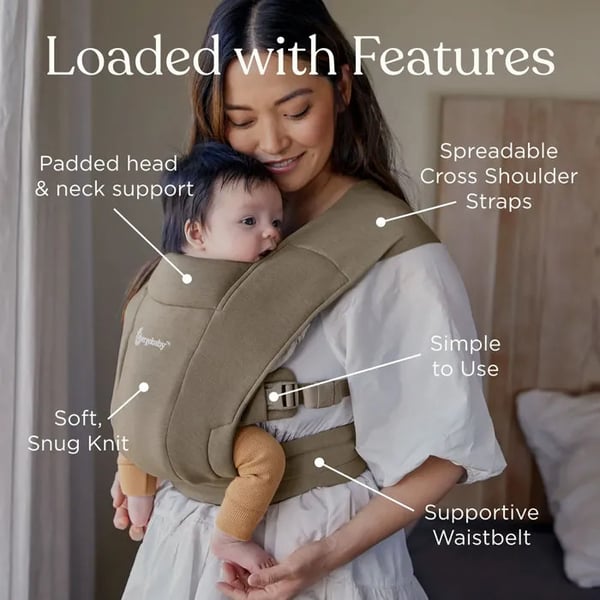 Ergobaby Embrace bärsäck, midnattblå