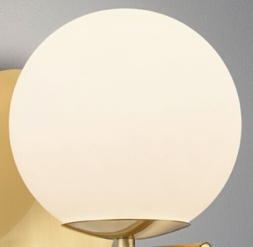 Trio Pure -lampans reservglas, vitt