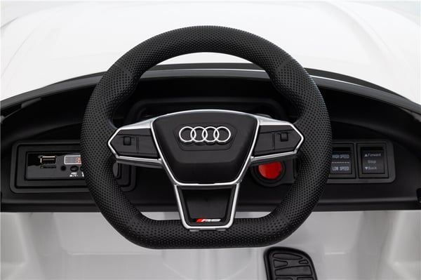 Audi RS e-tron GT -elbil, hvid