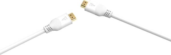 Fuj:tech HDMI 2.1 8K Certifierad Ultra High Speed-kabel, 3 m, vit