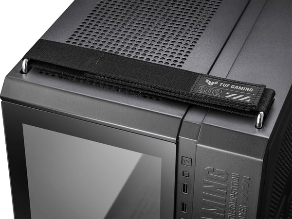 Asus TUF Gaming GT502 PLUS TG ARGB ATX-chassi med fönster, svart
