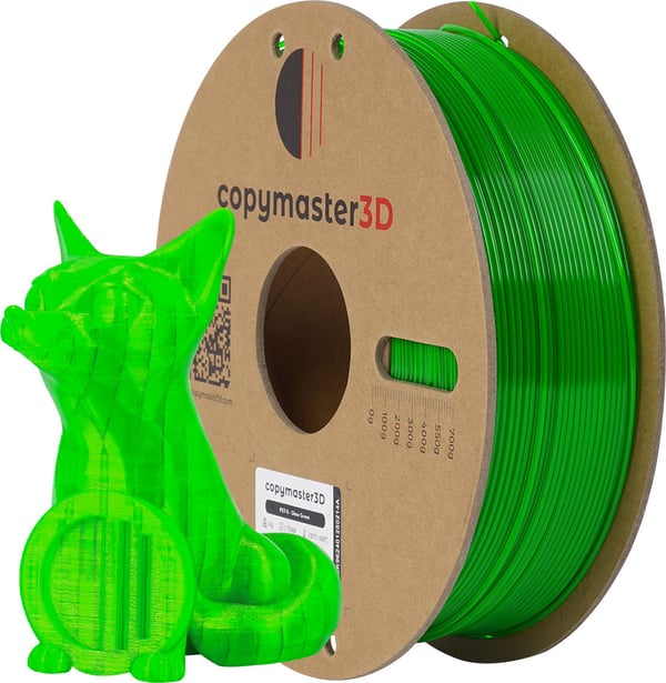 Copymaster3D PET-G filament til 3D-printere, 1.75 mm, neongrøn Copymaster3D PET-G filament til 3D-printere, 1.75 mm, neongrøn
