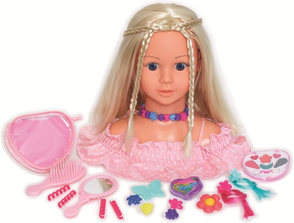 Real UniQ Styling Head - stylinghoved, makeup og hårtilbehør