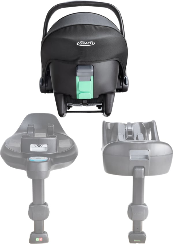 Graco SnugLite i-Size R192 bilstol, 40–75 cm, Midnight