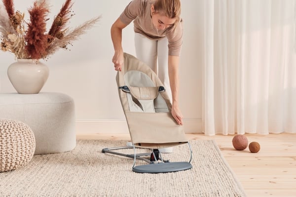 BabyBjörn Gungstol Balance Soft Väv Mellan Khaki/Beige