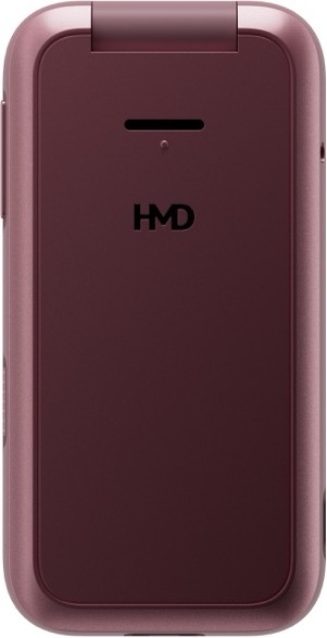 HMD 2660 Flip bastelefon, röd