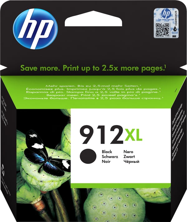 HP 912XL bläckpatron, svart