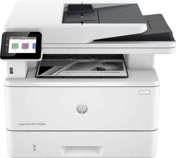 HP LaserJet Pro MFP 4102fdn - svartvit multifunktionslaser