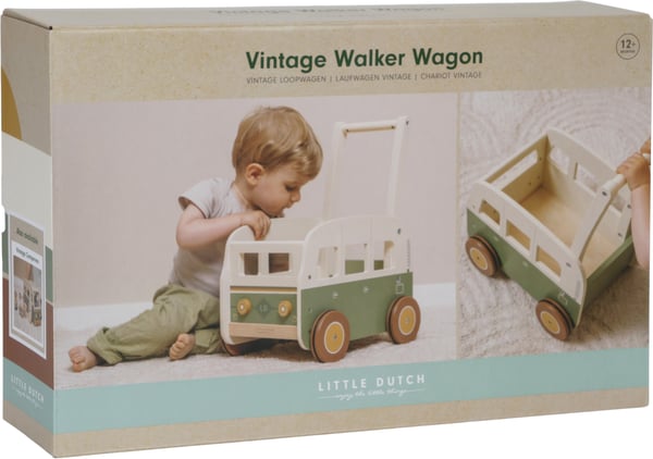 Little Dutch Vintage Walker Wagon - trækvogn