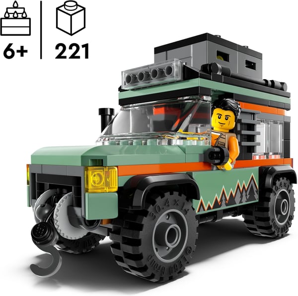 LEGO City 60447 – Fyrhjulsdriven bergsjeep