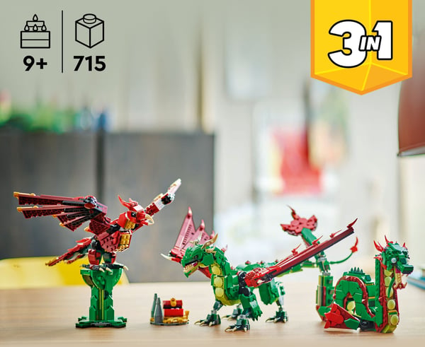 LEGO Creator Middelaldersk drage