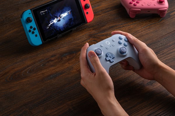 8BitDo Ultimate 2C Bluetooth-spelkontroll, blå, Switch