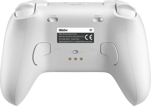 8BitDo Ultimate 2 Wireless 2.4G spelkontroll, PC, vit