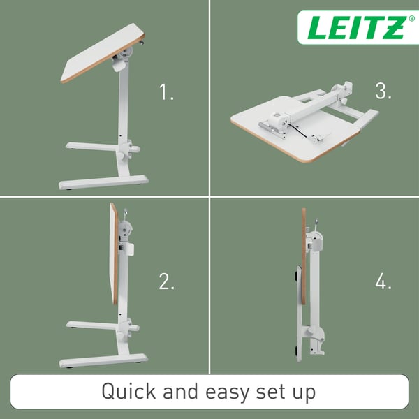 Leitz Ergo hopfälligt skrivbord, litet