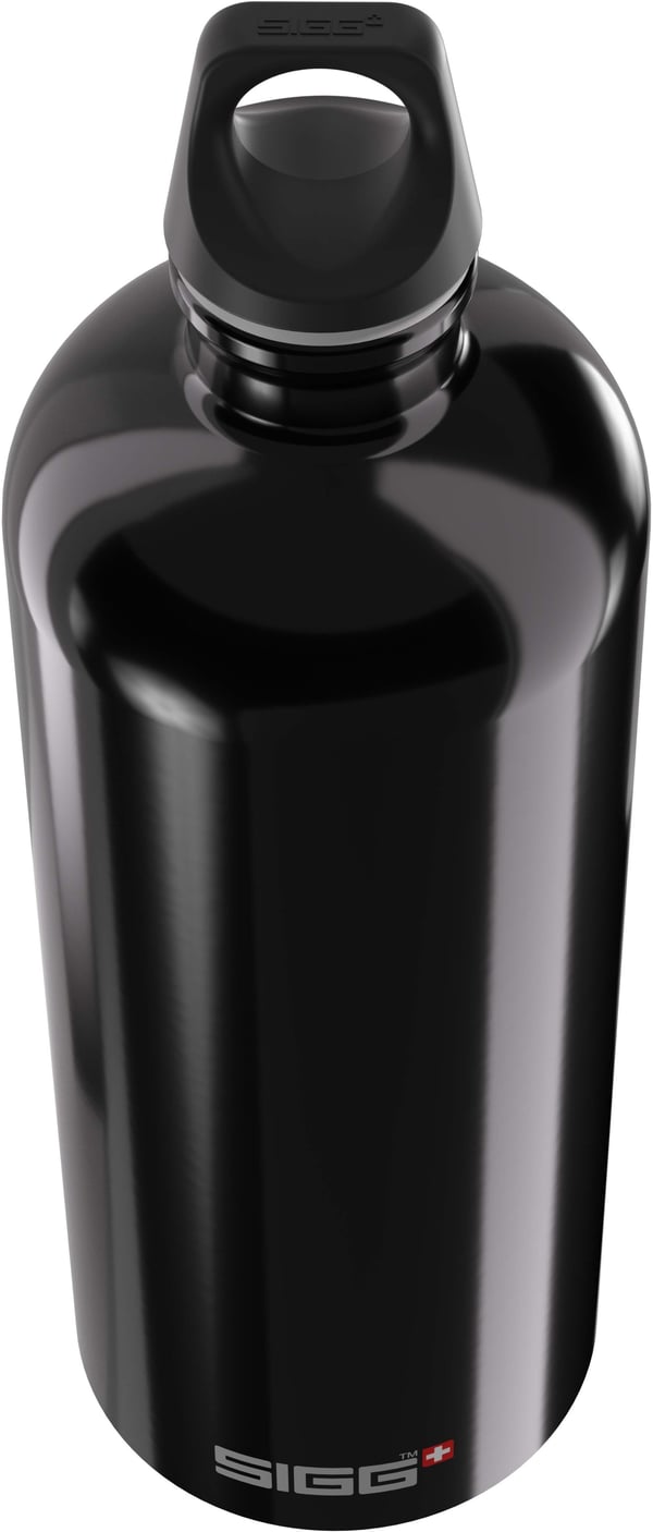 SIGG Traveller Black drikkedunk, 1 l, sort