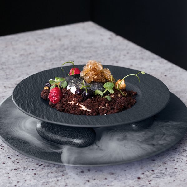 Villeroy & Boch Manufacture Rock -servis, 6 delar, svart