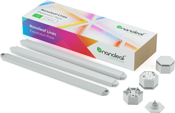 Nanoleaf Lines Extension - förlängningspaket, 3 smarta LED-lister