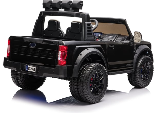 Ford Duty F450 -elbil, svart