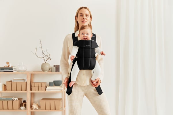 BabyBjörn Mini Woven -bärsele, svart