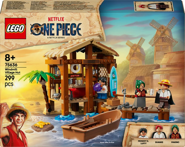 LEGO ONE PIECE 75636 Vindsnurrefiska bysstuga
