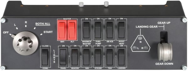 Logitech Saitek Pro Flight Switch Panel -knappanel