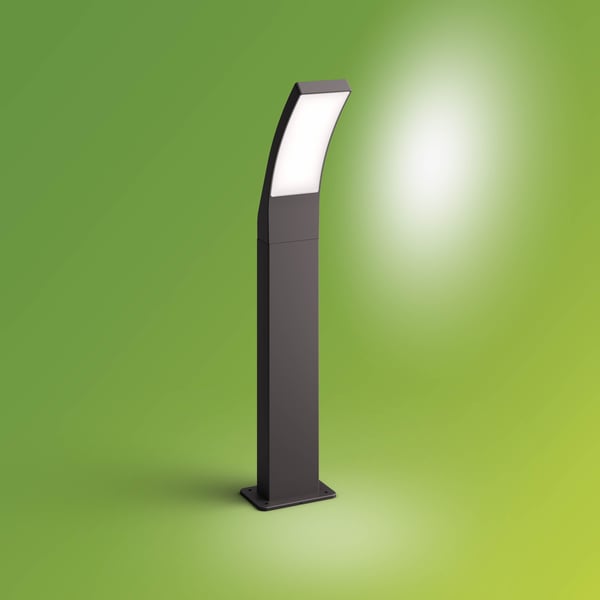 Philips Splay Pedestal -søjlebelysning, antracit, 2700K