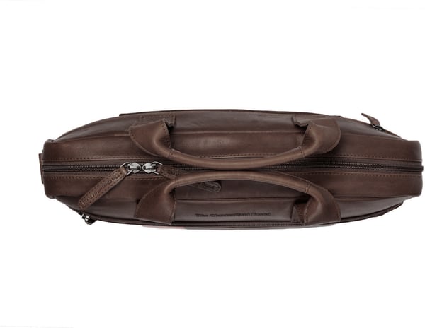 The Chesterfield Brand Calvi -datorväska för bärbar dator på 15,6 tum, brun