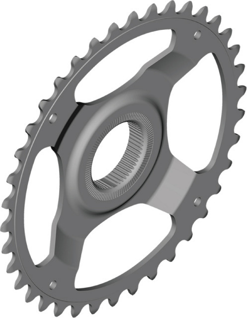 Shimano FC-E6100 38T -vevparti, direktmontering
