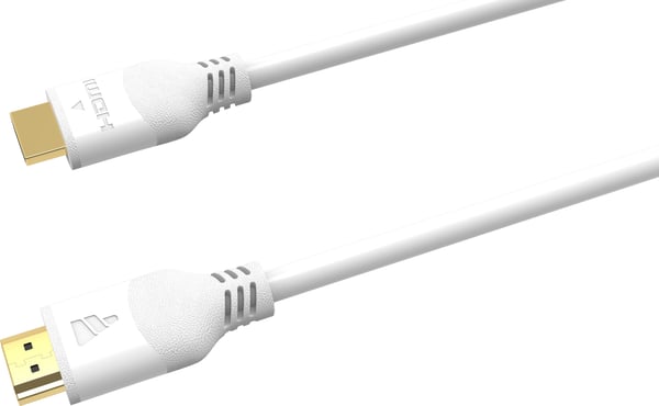 Fuj:tech HDMI 2.1 8K Certifierad Ultra High Speed-kabel, 3 m, vit