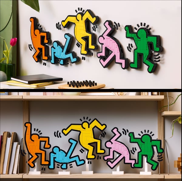 LEGO ART 31216 Keith Haring – Dansande figurer