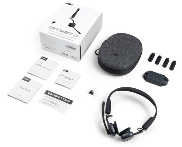 Shokz OpenMeet UC benledningshörlurar, USB-C
