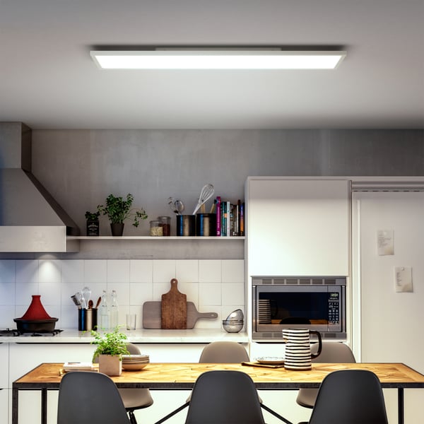 Philips Hue Aurelle taklampa 39 W, 2000-6500K, 3750 lm, rektangulär, vit