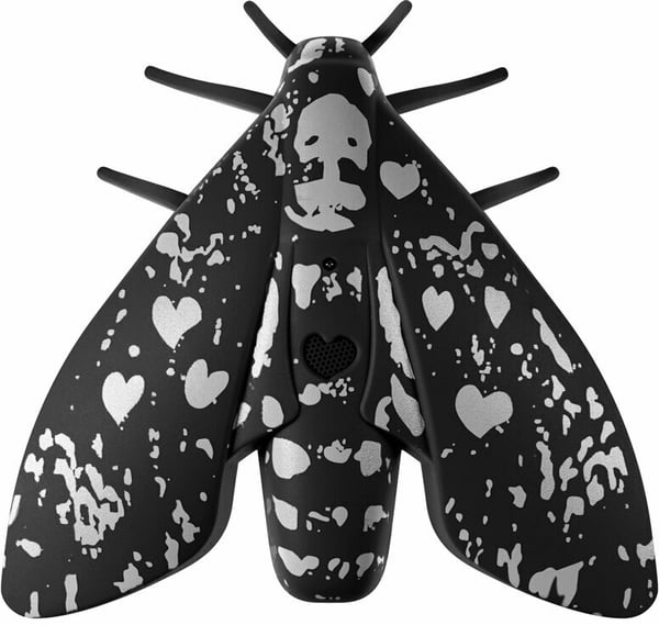 Lento 10 -rökdetektor, svart, optisk, 18,5 cm