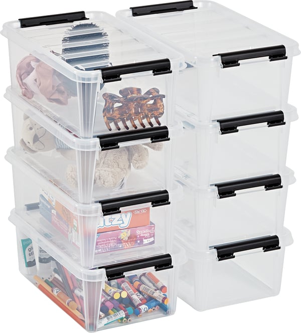 SmartStore Classic 5 -förvaringsbox med lock, 8-pack