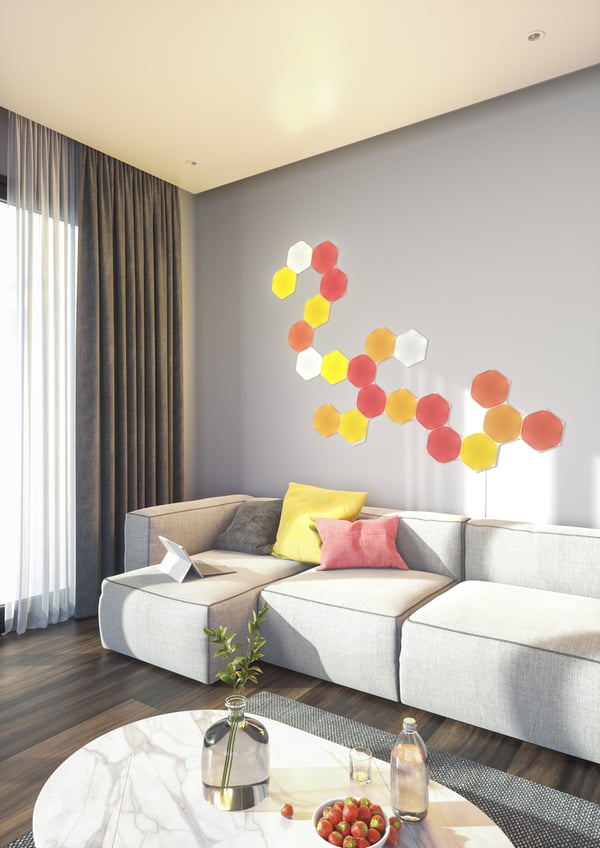 Nanoleaf Shapes Hexagon -tilläggsset, 3 paneler