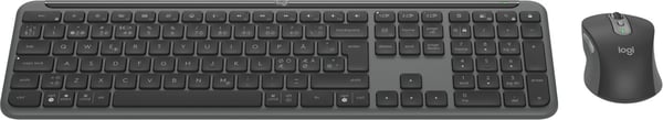 Logitech MK950 Signature Slim -näppäimistö ja hiiri, harmaa