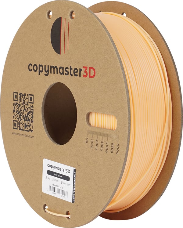 Copymaster3D PLA -filament för 3D-skrivare, 1.75 mm, aprikos