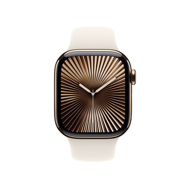 Apple Watch 42 mm stjärnvit sportarmband, S/M