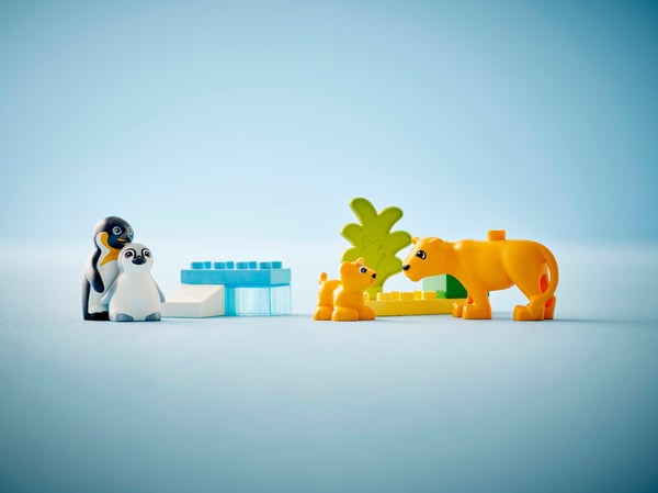 LEGO DUPLO By 10442 – Naturdyrefamilier: pingviner og løver